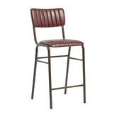 Tavo Stacking Mid Bar Stool Vintage Red (Pack of 2)